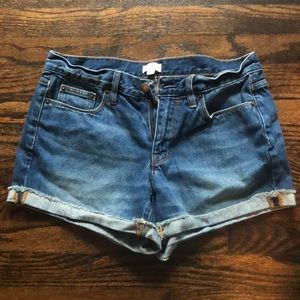Jcrew denim shorts.  Size 27.